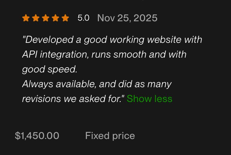 Client testimonial from Marcus Reid